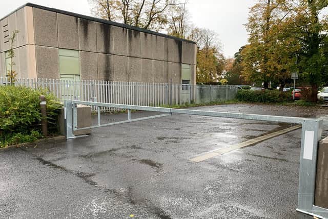 The car park often used by shoppers in Longton