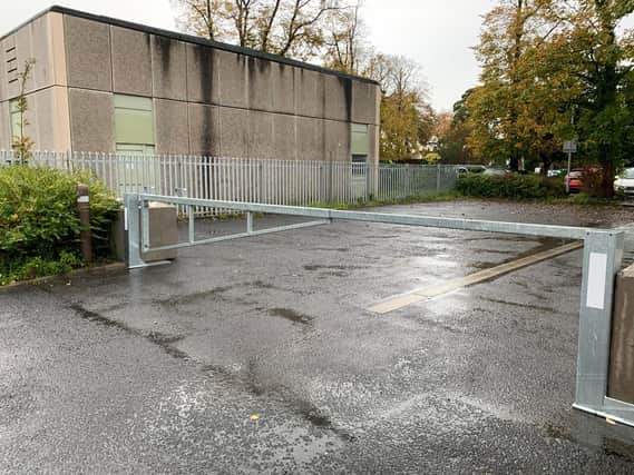 The car park often used by shoppers in Longton