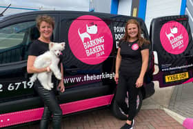 Barking Bakery has had a busy year. left to right,  owner Michelle Turnbull left with head of marketing Cheryl Parry