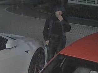 Police want to identify this man following a burglary and several attempted burglaries on an estate in Adlington, Chorley. Pic: Lancashire Police