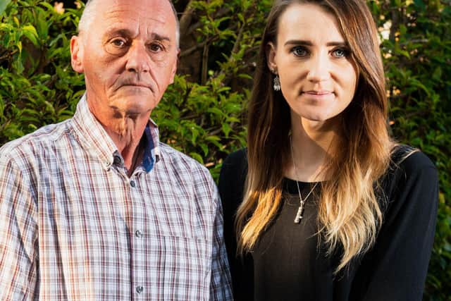 Alan and Sabrina are raising awareness of the impact of suicide on families.