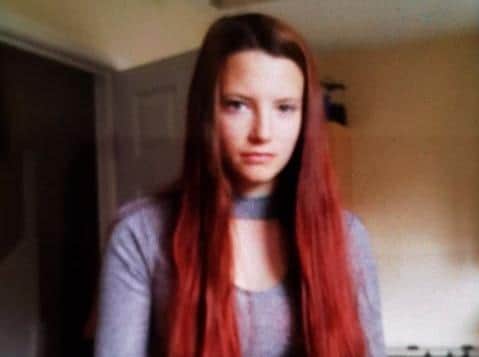 Kayleigh Rees,16, disappeared from home on Wednesday, October 14 and was  last seen in the Mounsey Road area of Bamber Bridge. Pic: Lancashire Police