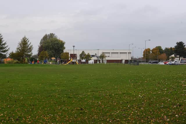 The proposed 3G pitches would be located close to the play area at Bamber Bridge Leisure Centre