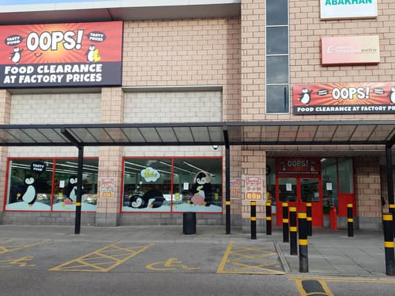 The new OOPS! store has opened in the commercial space once used by Poundworld before its closure