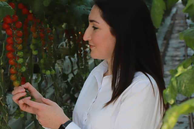 Charmay Prout in one of the company's nurseries