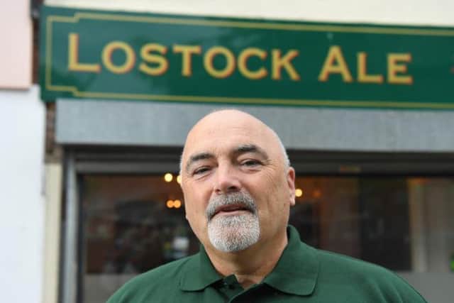 Raymond Mclaughlin, owner of Lostock Ale microbar has had to close under the new restrictions