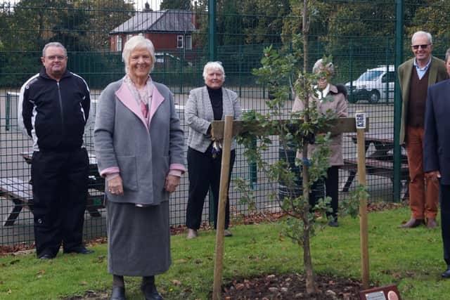 A tree had been planted in the grounds of Balshaw's CE High as a tribute to former headteacher Paul Ingram