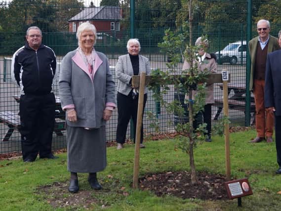 A tree had been planted in the grounds of Balshaw's CE High  as a tribute to former headteacher Paul Ingram