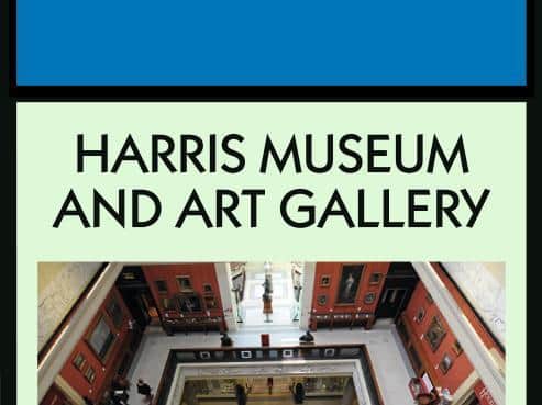 The Harris Museum and Art Gallery is featured on one of the cards