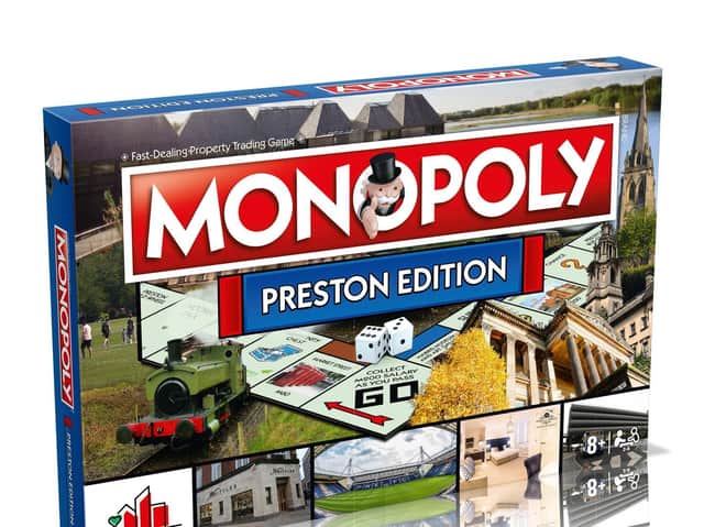 The new Preston Monopoly board game