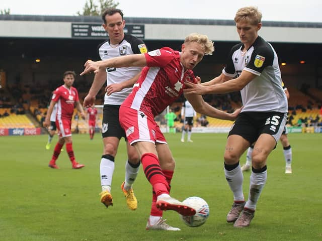 A-Jay Leitch-Smith had given Morecambe the lead