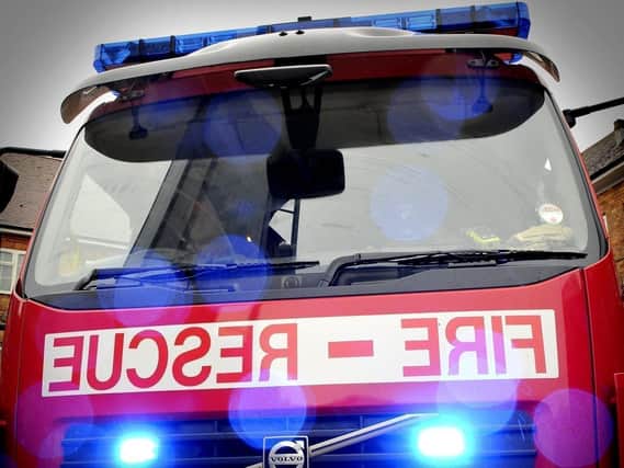 Firefighters attended a suspected arson incident in Preston