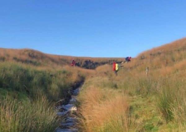 Police officers, mountain rescue teams and mountain rescue search dogs have been extensively looking in the A666 towards Belmont