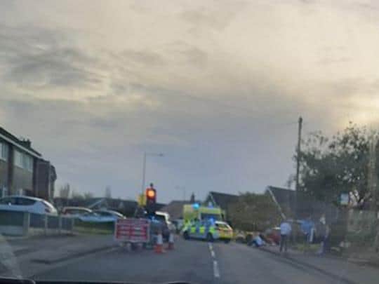 A cyclist in his 30s has suffered a serious head injury after being hit by a car in Duddle Lane, near Selkirk Drive, in Walton-le-Dale at 3.15pm yesterday (Sunday, October 25). Pic credit: Shane King