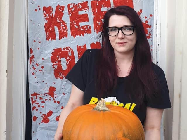 Gemma Kilshaw created an interactive pumpkin trial for Ashton residents this halloween