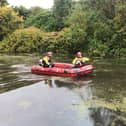 Five swans and an Aylesbury duck were rescued from the canal near Victoria Street at Clayton-le-Moor. (Credit: RSPCA)
