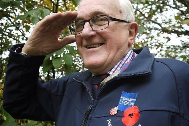 Michael Turner, chairman of the Lostock Hall branch of the Royal British Legion