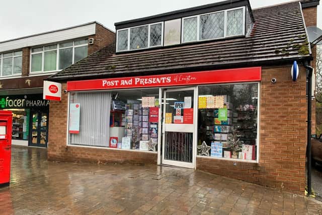 The current Post Office in Liverpool Road, Longton