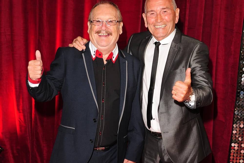 Bobby Ball with comedy partner Tommy Cannon