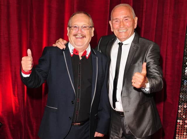 Bobby Ball with comedy partner Tommy Cannon