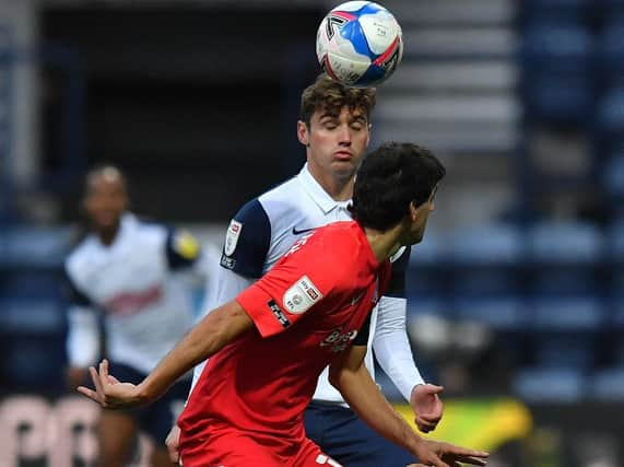 Ryan Ledson with Birmingham City's Mikel San Jose