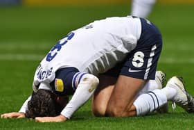 Preston North End's Alan Browne can't hide his disappointment as his team go down to another home defeat