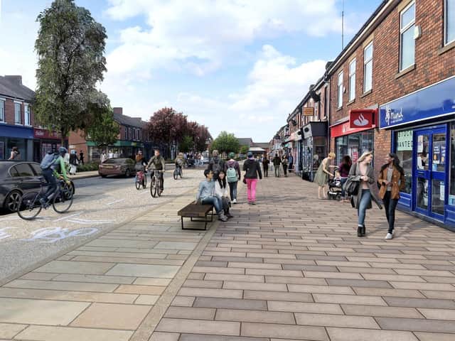 Hough Lane, an impression of shared space redesign