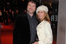 Kate Garraway with husband Derek Draper, who has murmured his first word since being admitted to hospital with Covid-19 in March 2020. Pic: Time Ireland/PA Wire