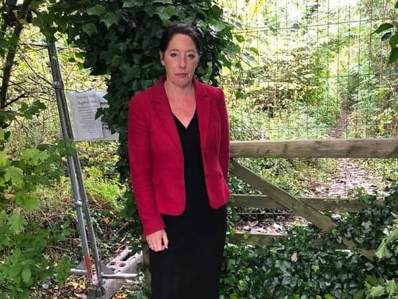 Lib Dem councillor Deborah Shannon opposes the fencing
