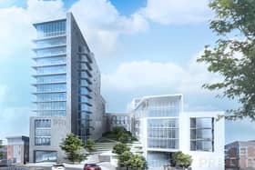 The approved "PR1" development in the Stoneygate area (image: David Cox Architects)