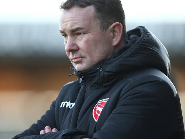 Morecambe manager Derek Adams   Picture: Getty Images