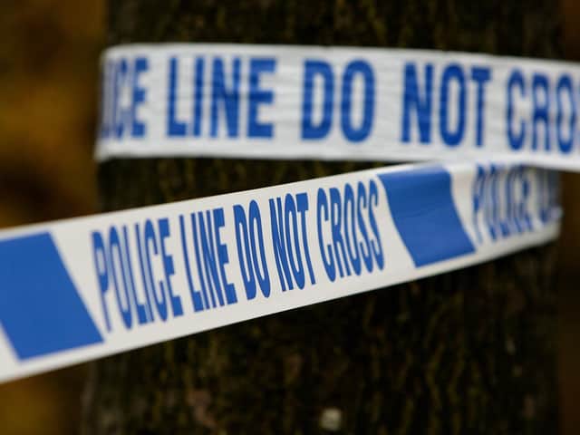 Lancashire police are at the scene