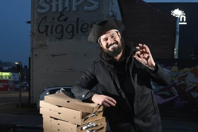 Andy Macdonald at the Ships and Giggles. Picture: Neil Cross