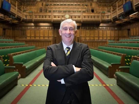 Sir Lindsay Hoyle wants the Commons chamber to be back at the centre of cut and thrust debate whenever Covid restrictions allow