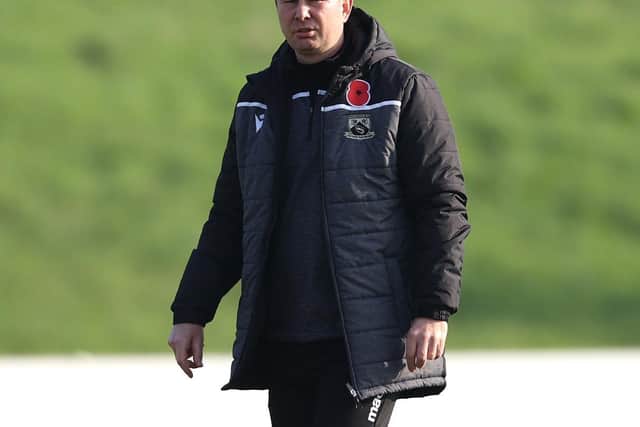 Morecambe manager Derek Adams   Picture: Getty Images