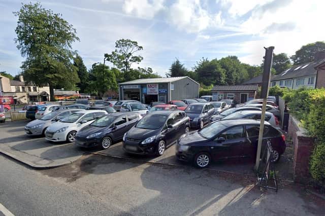 Police were called to reports of a burglary at Yarrow Bridge Garage. (Credit: Google)