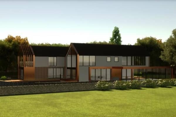 How the new eco-house would look (Image: John Bridge Studio Ltd).