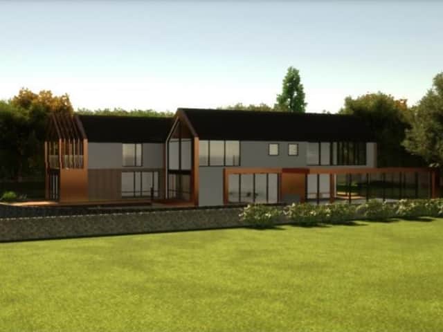 How the new eco-house would look (Image: John Bridge Studio Ltd).