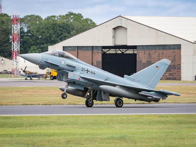 The German Air Force uses the Typhoon
