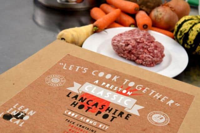 The ingredient kits made up a Lancashire hotpot and included locally sourced ingredients