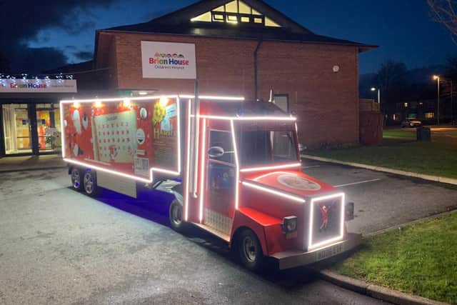 The truck, which has since been overhauled, outside Brian House Children's Hospice in Low Moor Road, Bispham, last year