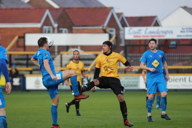 Marcus Wood in action for Southport