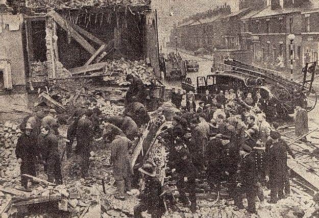 Newspaper cutting reveals the aftermath of The Greyhound pub tragedy