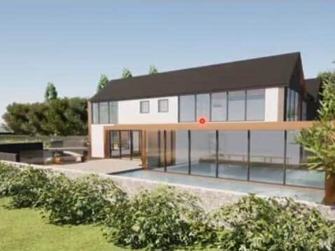 Impression of the proposed eco-home (image via South Ribble Borough Council presentation)