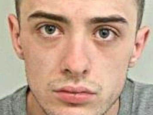 Police want to speak to Callum McAllister, 22, after a burglary at Grove Farm Drive in Adlington on September 25. Pic: Lancashire Police