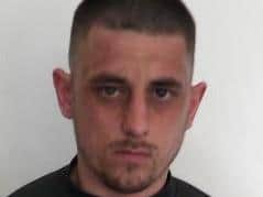 Philip Lee, 30, has links to Preston and Chorley and is on the run from prison in South Yorkshire. Pic: South Yorkshire Police