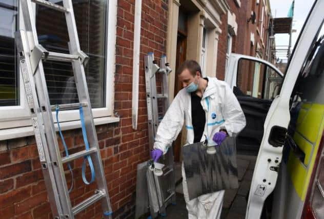 Officers searched other nearby properties as part of a cannabis drugs bust