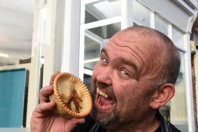 His new pie shop, Paul's Pies opened today on Fishergate Hill
