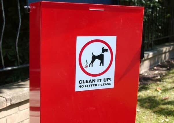 It is a criminal offence if dog walkers don't pick up and dispose of their dog fouling