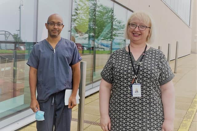 Dr Daren Subar, Clinical Lead for the Pancreatic Cancer Rapid Diagnostic Service at East Lancashire Hospitals NHS Trust, and Vicki Stevenson-Hornby, Pancreatic Specialist Nurse